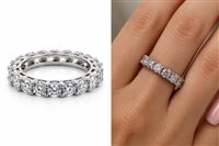Ringe Dame in Silber